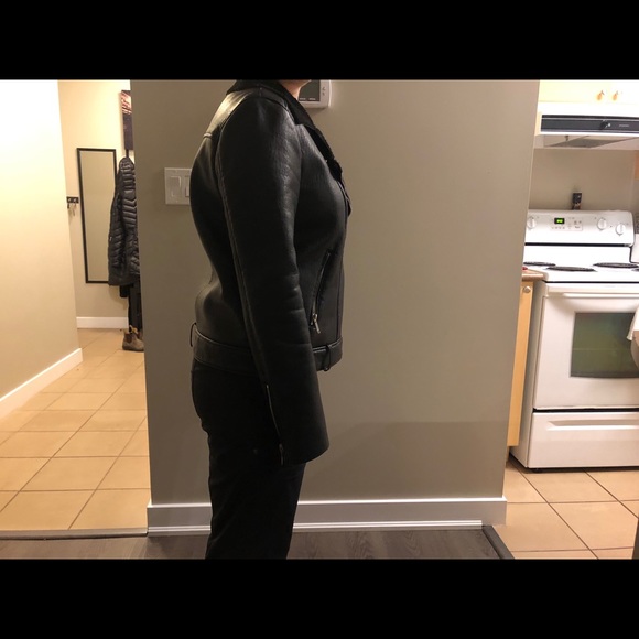 Black faux leather jacket - Picture 8 of 10